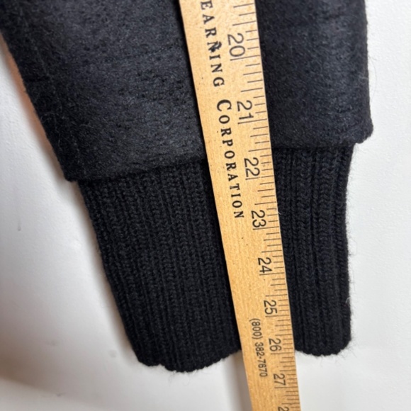 Kuna Alpaca Wool Dress Coat XL Charcoal Grey Pockets Classic Minimalist Fall - Picture 10 of 11